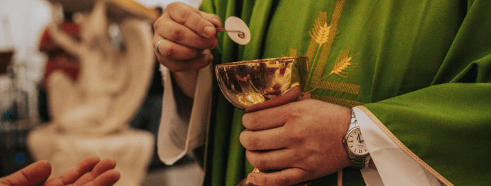 Recordatorio de Primera Comunión Eucaristía Pan y Cáliz